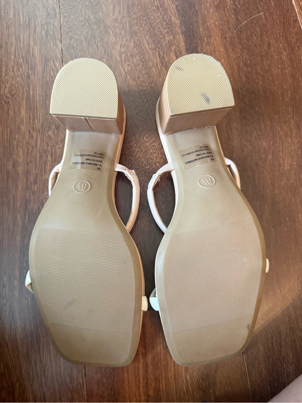 a new day Beige Strappy Square-Toe Slide Sandals - Picture 4 of 4